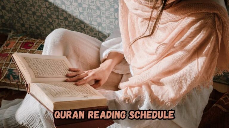 Quran reading schedule