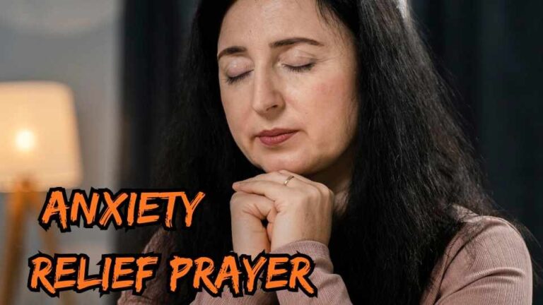 anxiety relief prayer